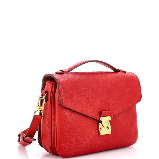Louis Vuitton Pochette Metis Empreinte Shoulder Bag Leather Monogram Leather 3023342