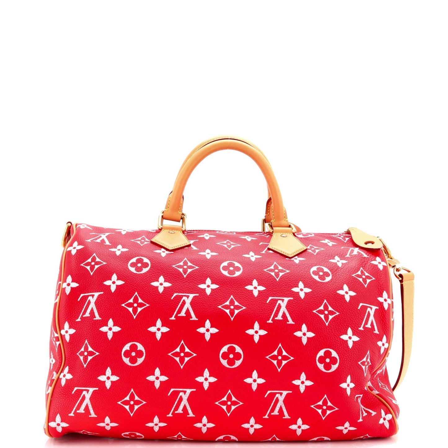 Louis Vuitton Speedy Bandouliere Bag Leather Monogram Travel Bag