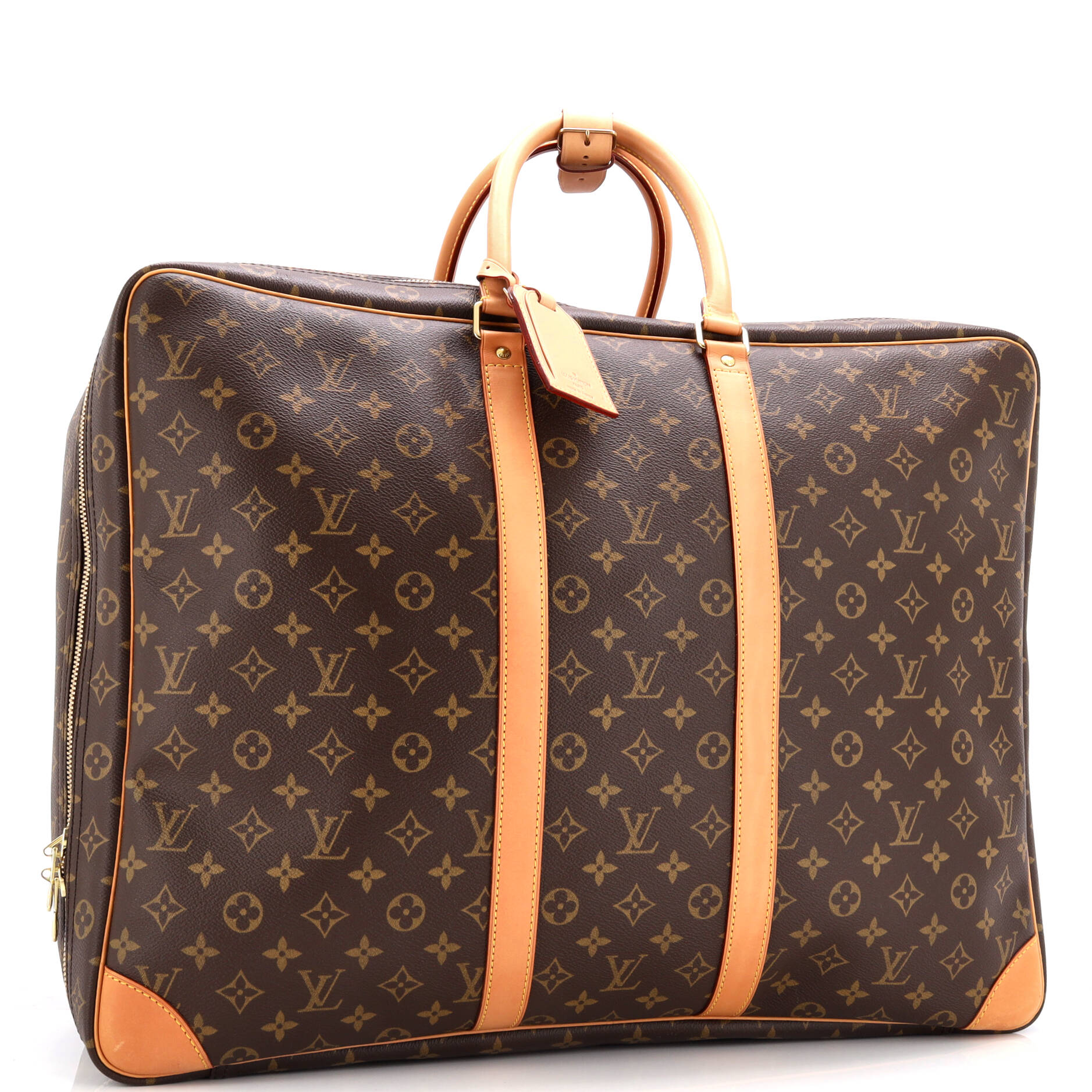 Louis Vuitton Sirius Handbag Canvas Monogram Travel Bag