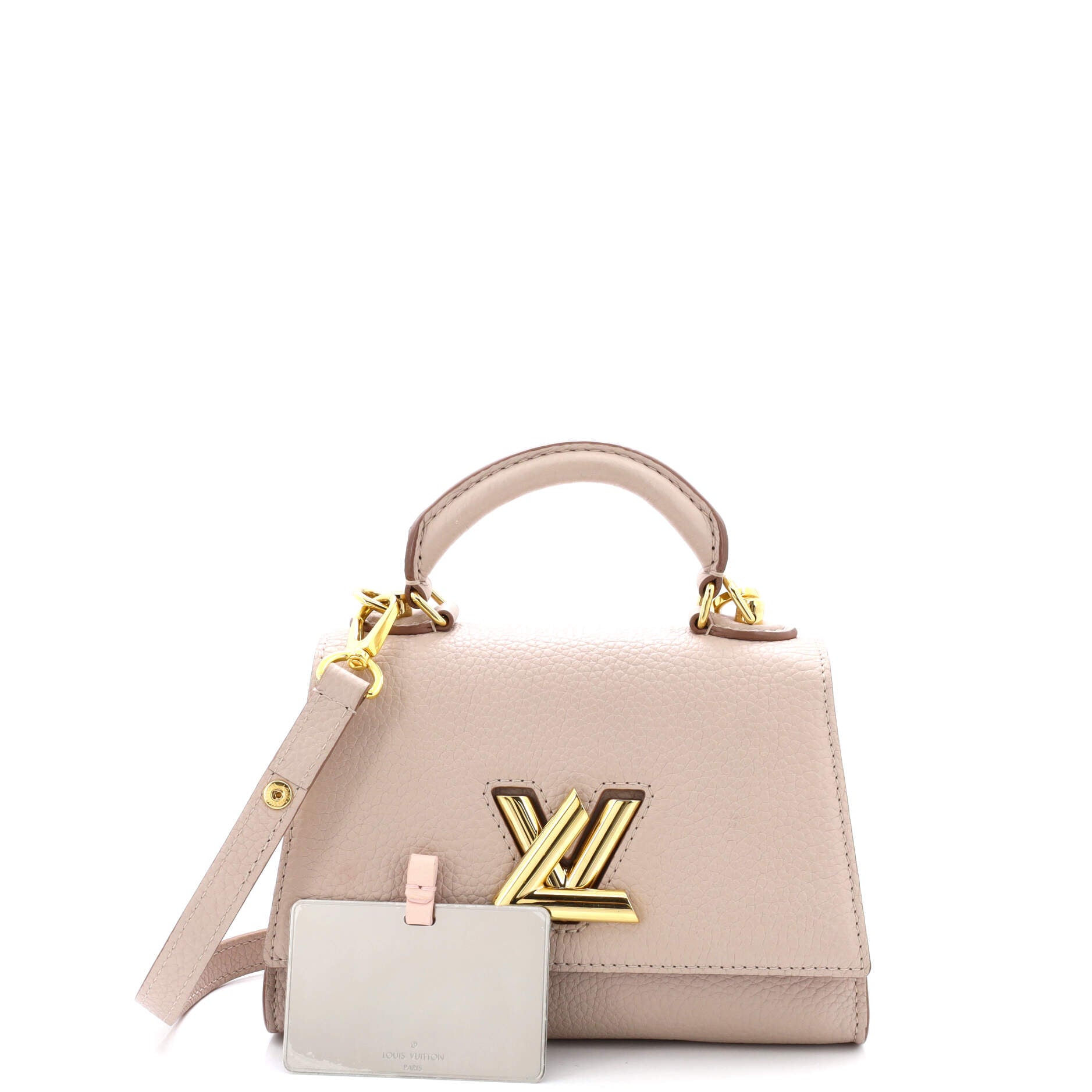Louis Vuitton Twist One Handle Bag Taurillon Bb Leather Travel Bag
