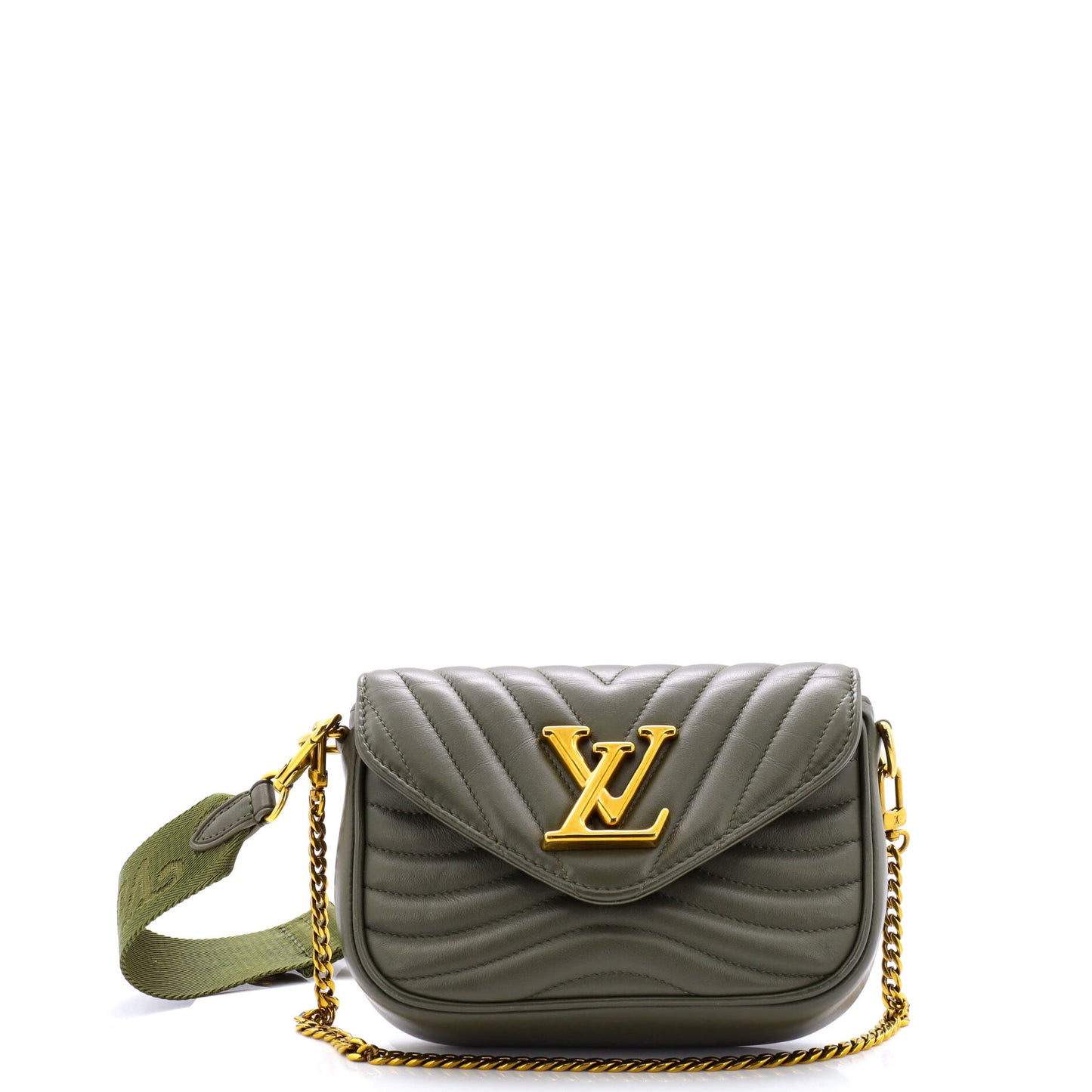 Louis Vuitton New Wave Multi Pochette Shoulder Bag Leather Quilted Leather 30234268