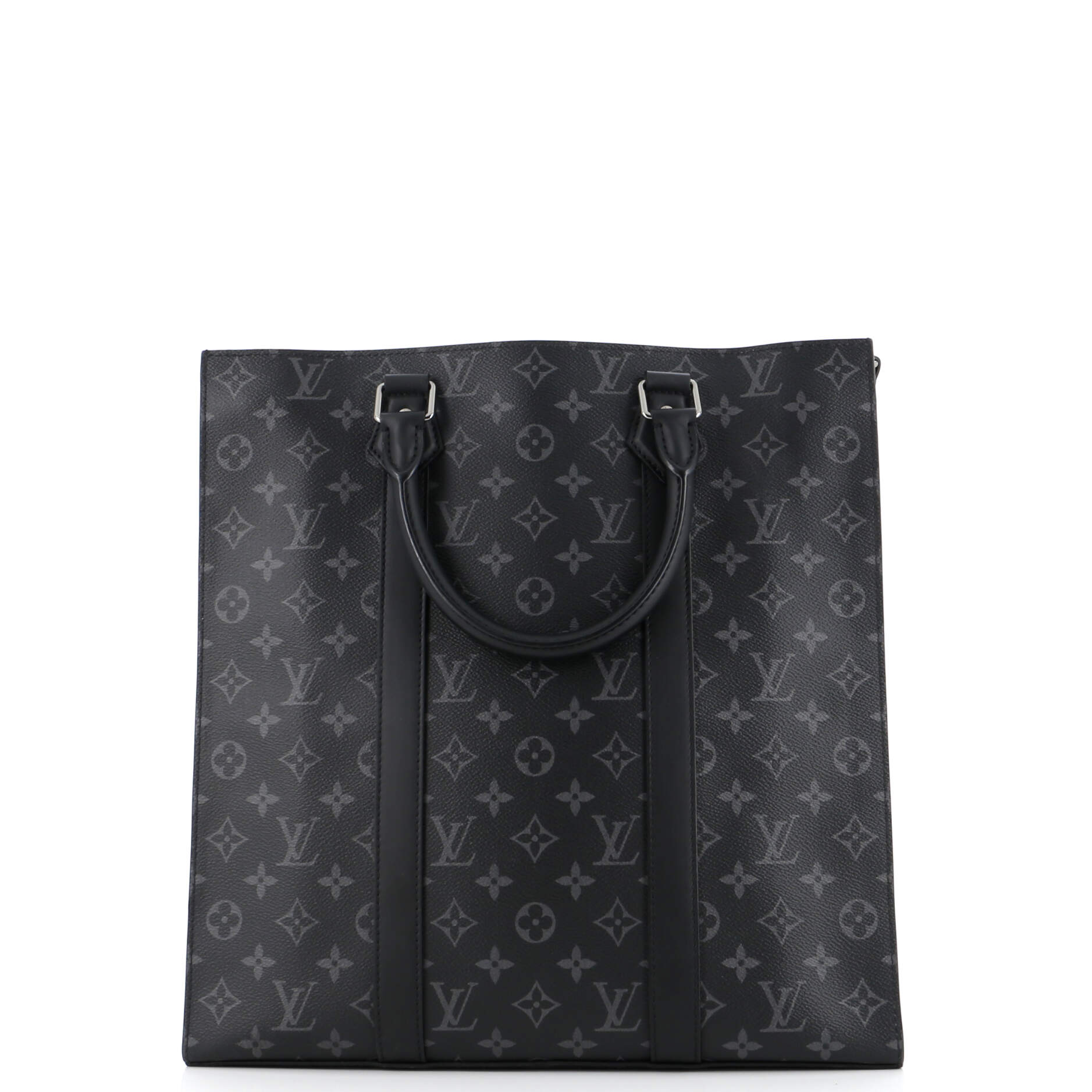 Louis Vuitton Sac Plat Bag Eclipse Canvas Monogram Tote Bag