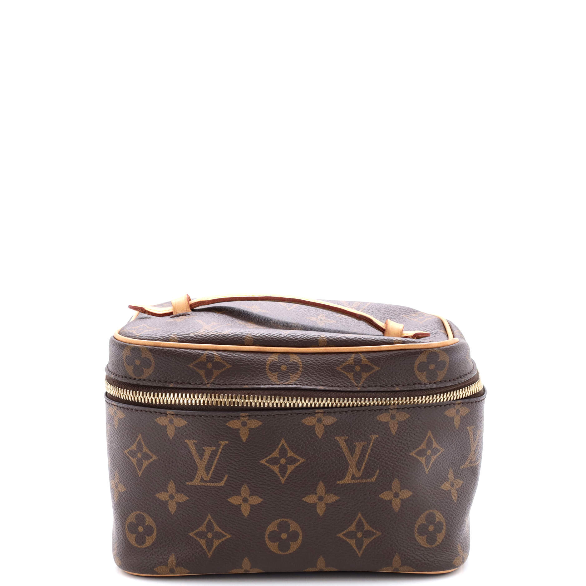 Louis Vuitton Nice Vanity Case Handbag Canvas Monogram Travel Bag Canvas Mini30234276