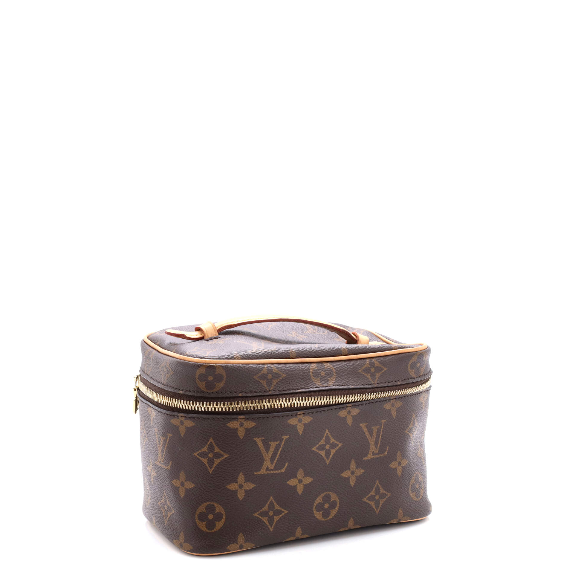 Louis Vuitton Nice Vanity Case Handbag Canvas Monogram Travel Bag Canvas Mini30234276
