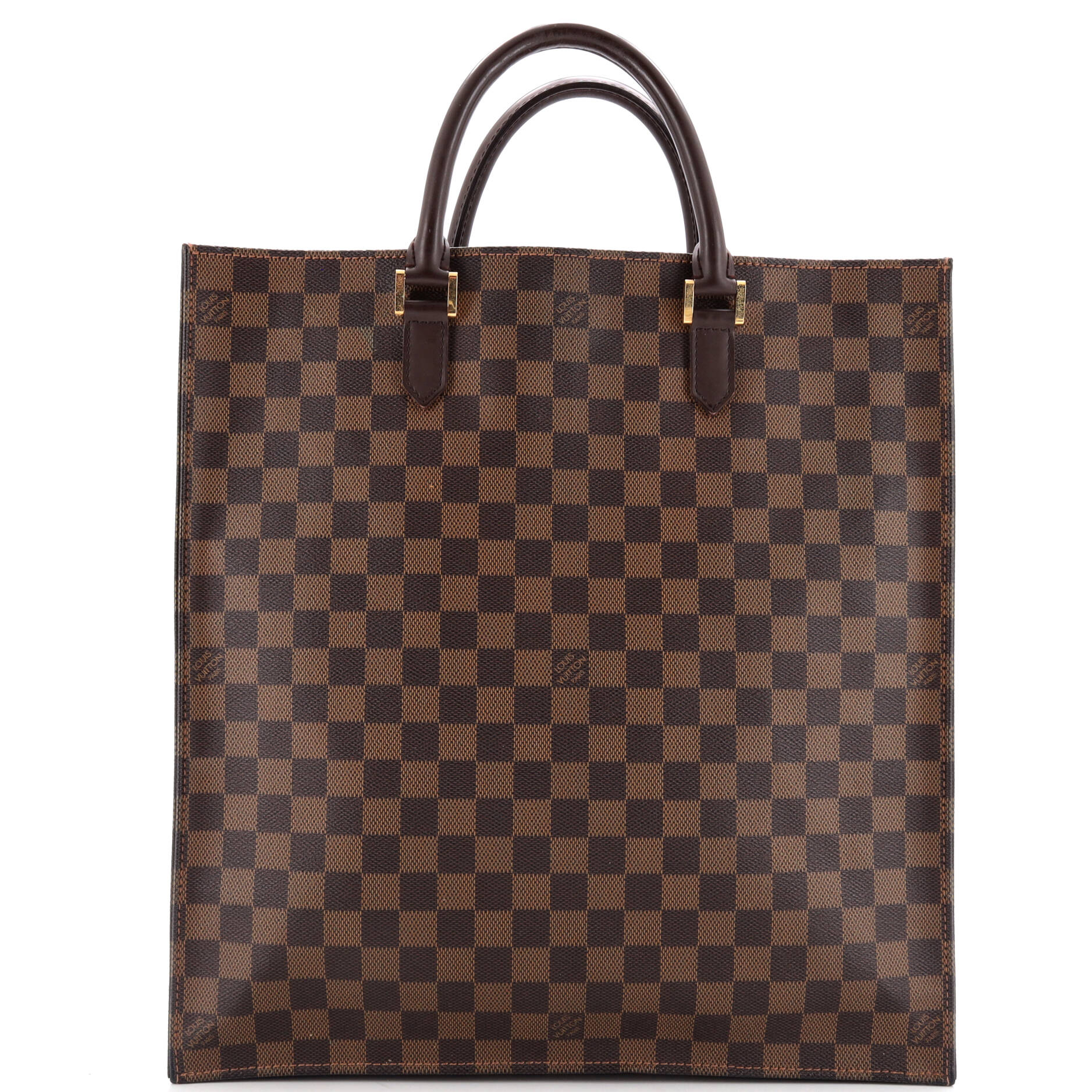 Louis Vuitton Sac Plat Bag Damier Tote Bag