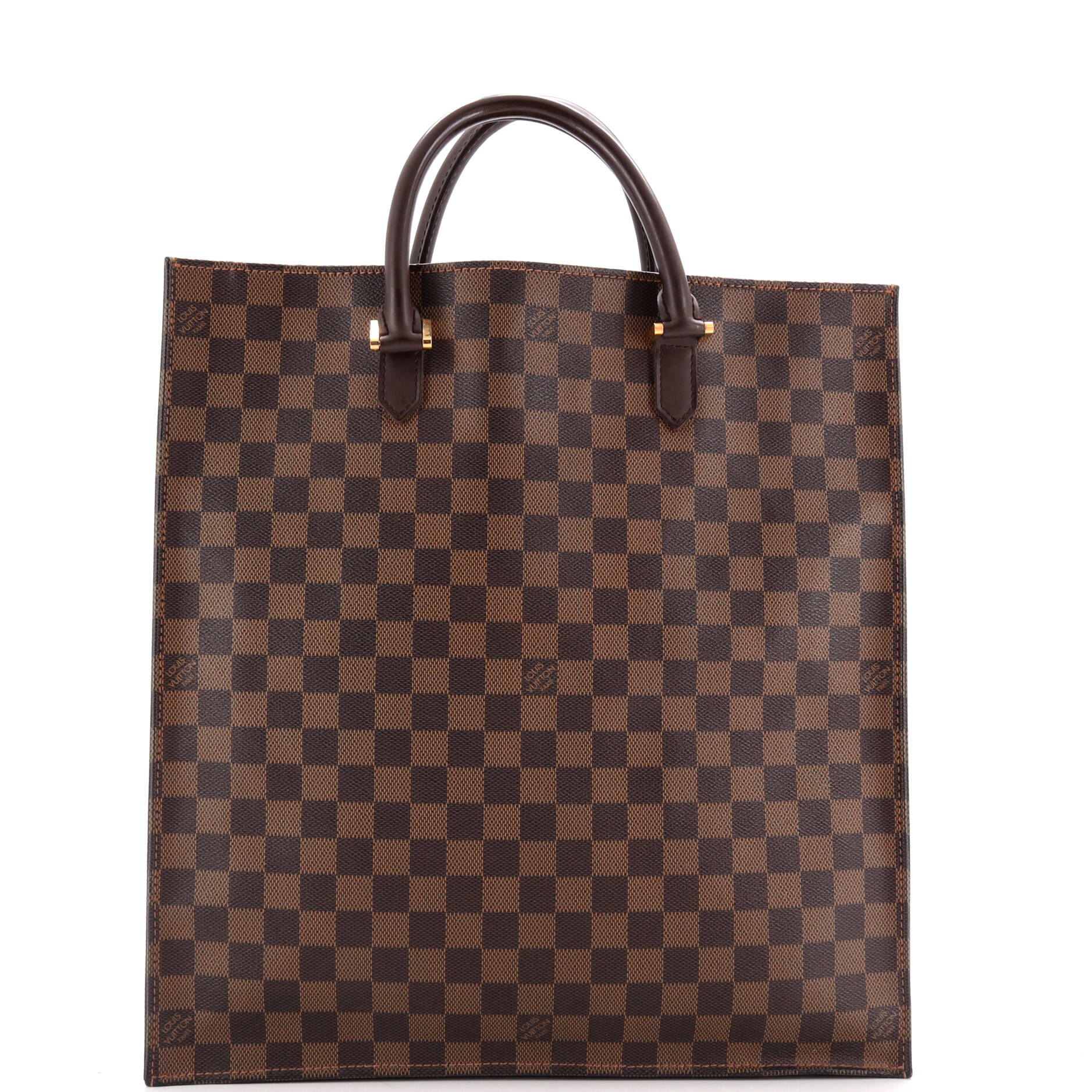 Louis Vuitton Sac Plat Bag Damier Tote Bag