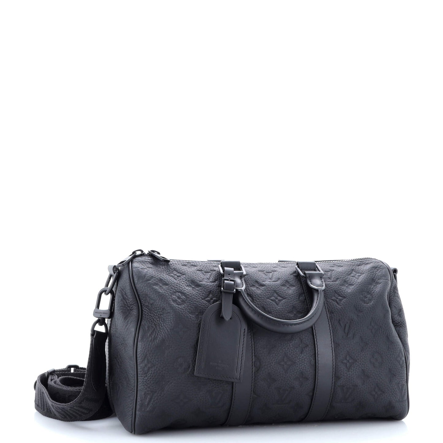 Louis Vuitton Keepall Bandouliere Bag Taurillon Leather Monogram Travel Bag Leather 3530234296