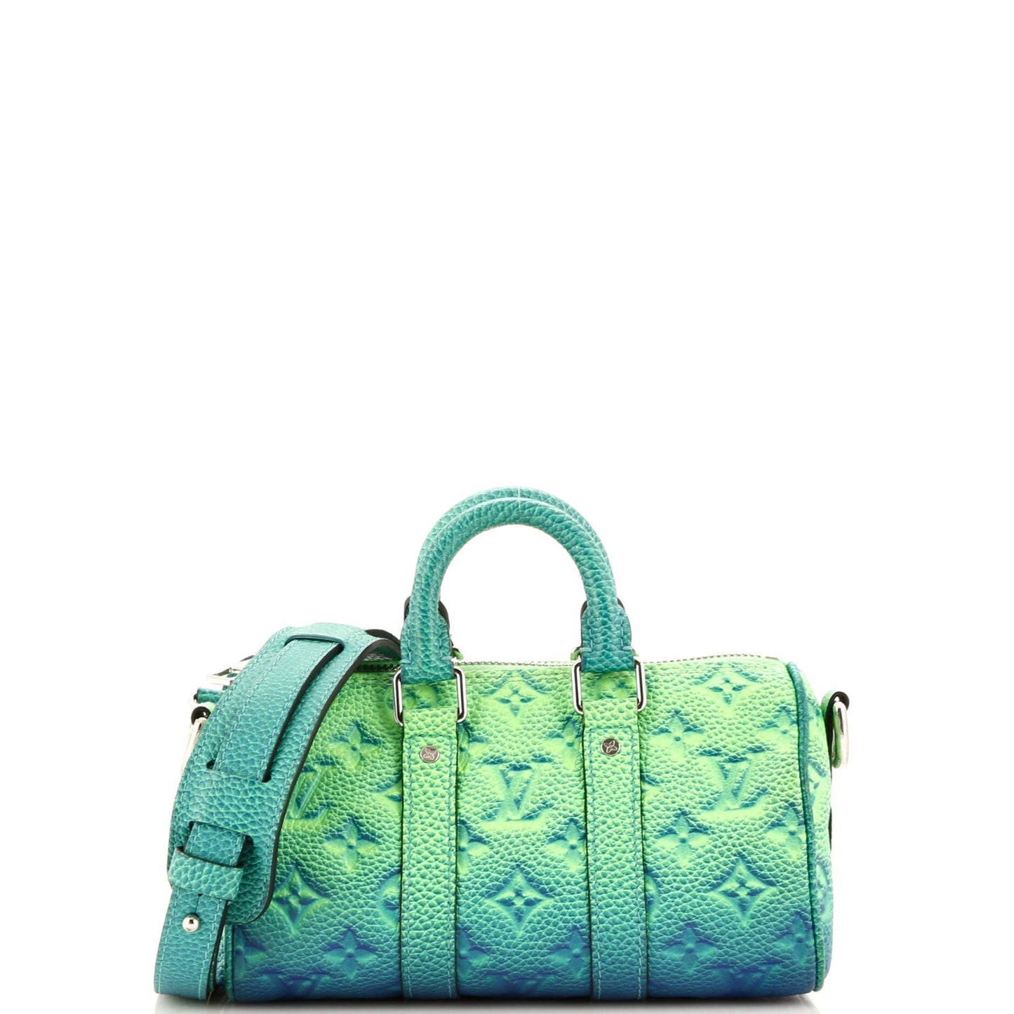Louis Vuitton Keepall Bandouliere Bag Limited Edition Illusion Taurillon Leather Monogram Shoulder B Leather Xs3023