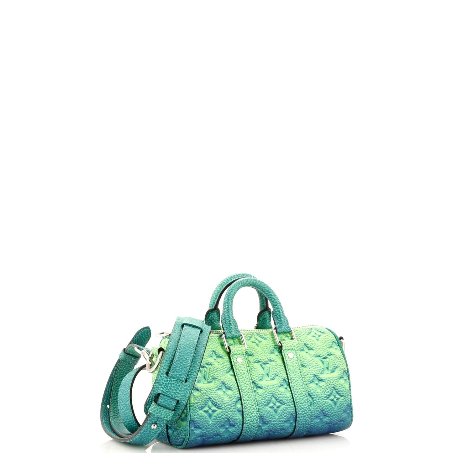 Louis Vuitton Keepall Bandouliere Bag Limited Edition Illusion Taurillon Leather Monogram Shoulder B Leather Xs3023