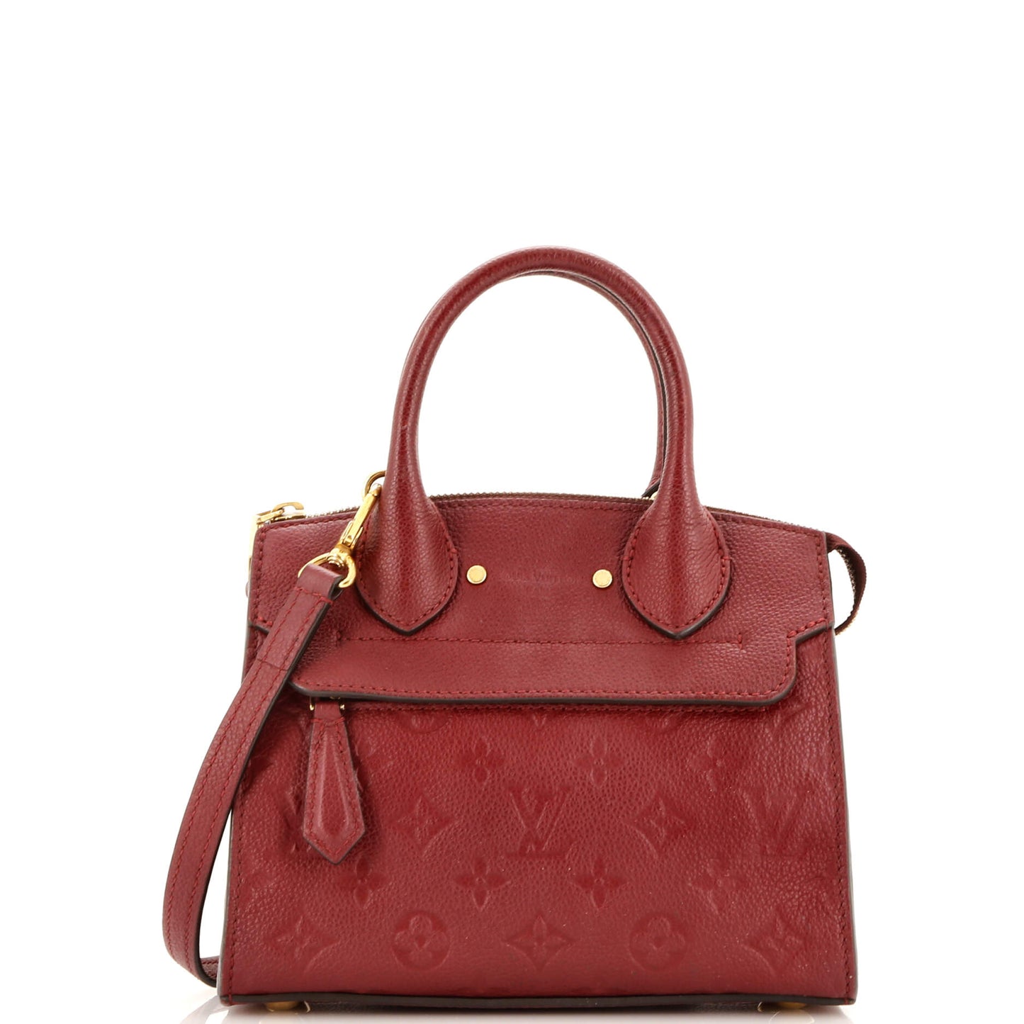 Louis Vuitton Pont Neuf Handbag Empreinte Leather Monogram Travel Bag Leather Mini3023636