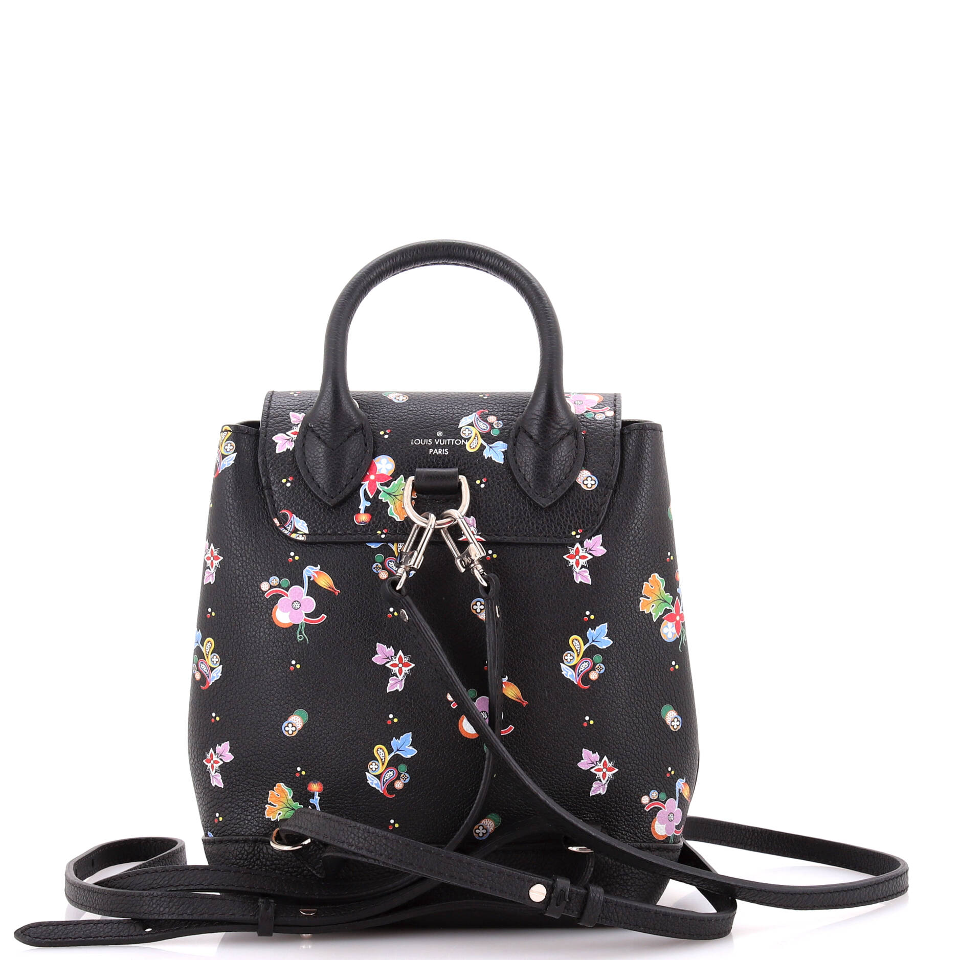 Louis Vuitton Lockme Backpack Floral Printed Leather Mini Leather Mini3023641