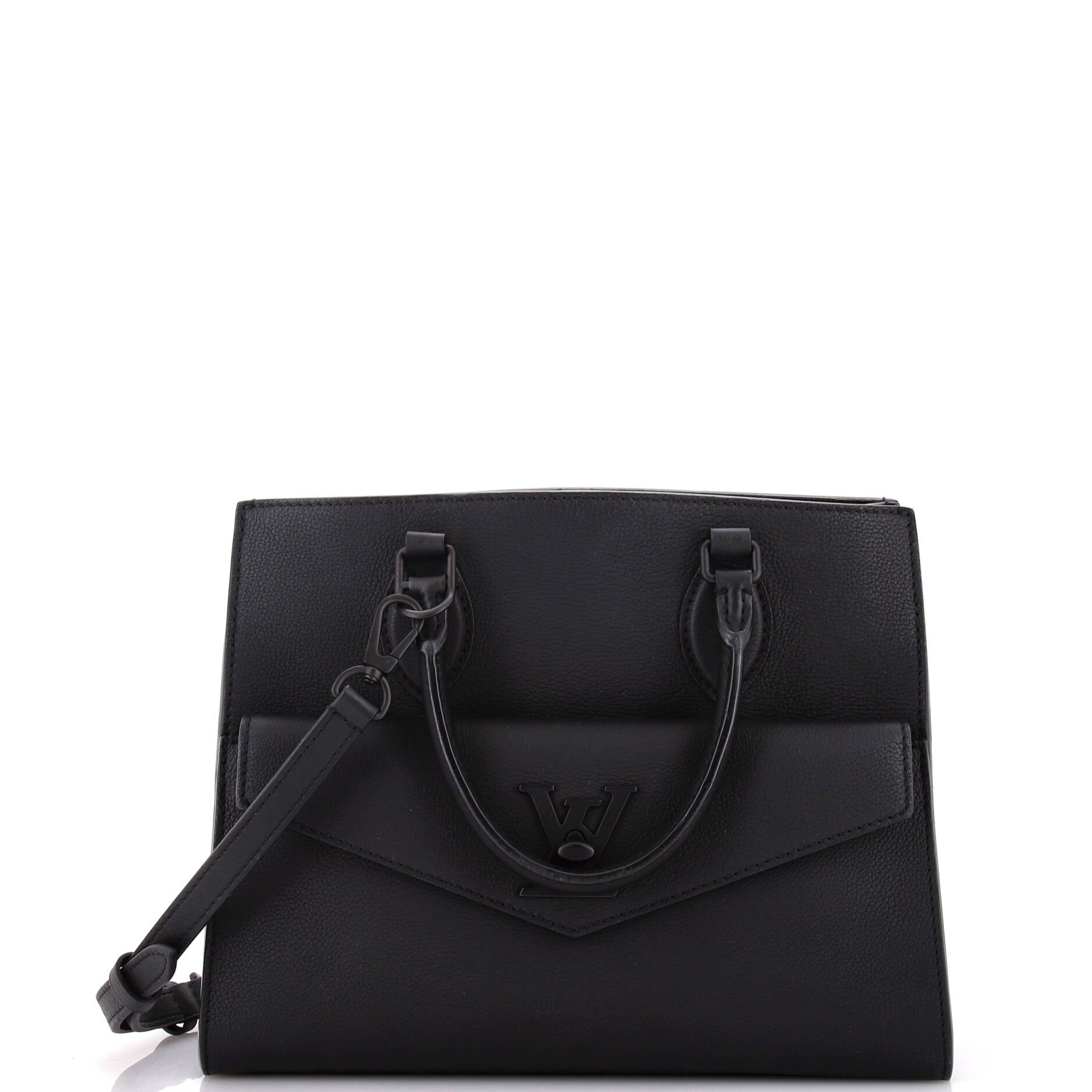 Louis Vuitton Lockme Monochrome Tote Pm Leather Tote Bag Leather Pm3023684