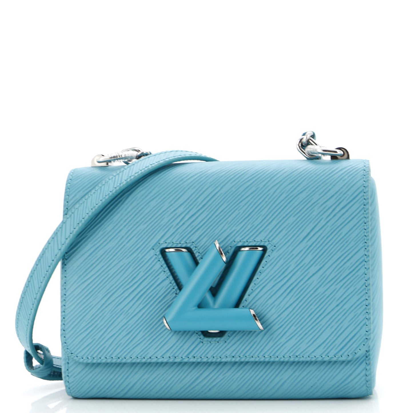 Louis Vuitton Braided Twist Bag Epi Mm Leather Chain Shoulder Bag
