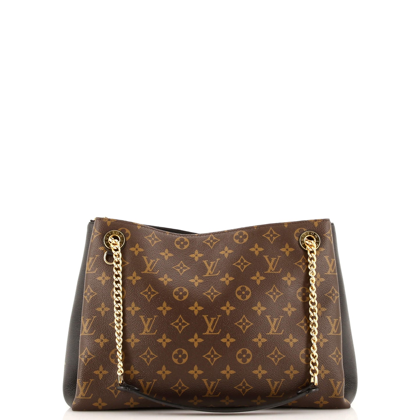 Louis Vuitton Surene Handbag With Mm Leather Canvas Shoulder Bag
