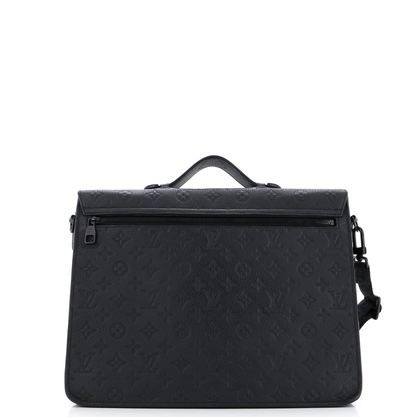 Louis Vuitton Lock Briefcase Taurillon Handbag Leather Monogram Travel Bag