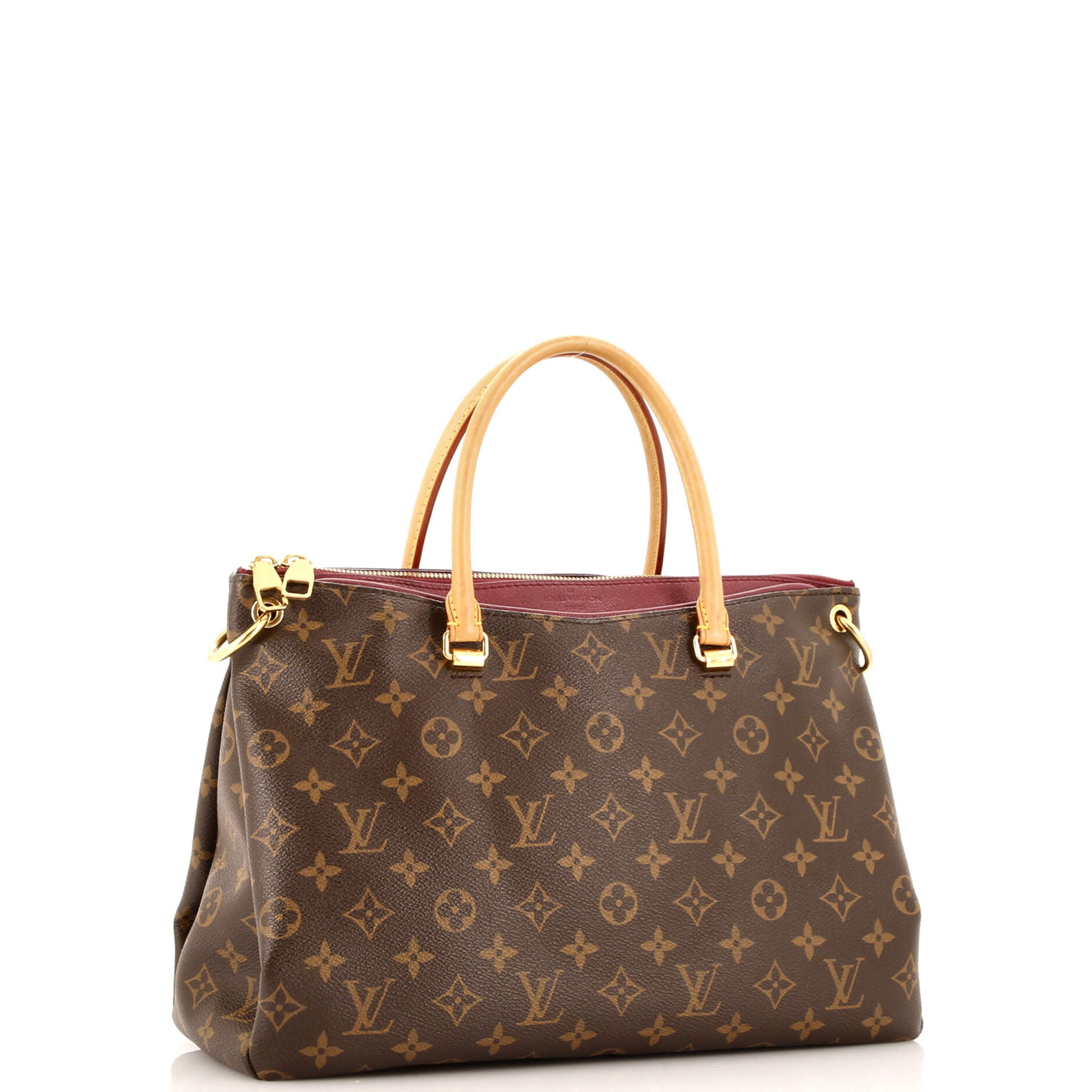 Louis Vuitton Pallas Tote Canvas Monogram Shoulder Bag Canvas 3024481