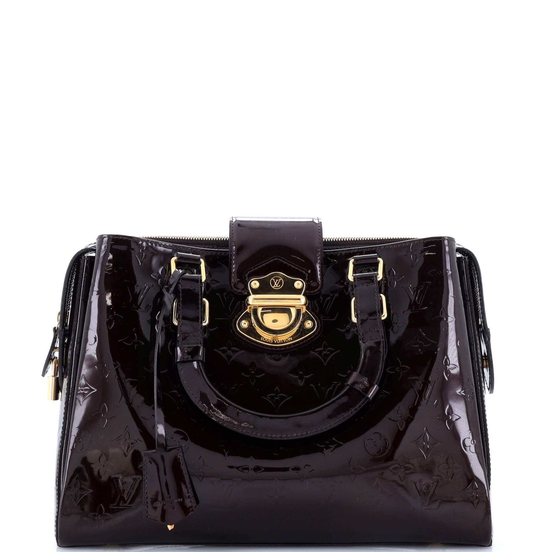 Louis Vuitton Melrose Avenue Handbag Vernis Monogram Travel Bag Vernis 3025125