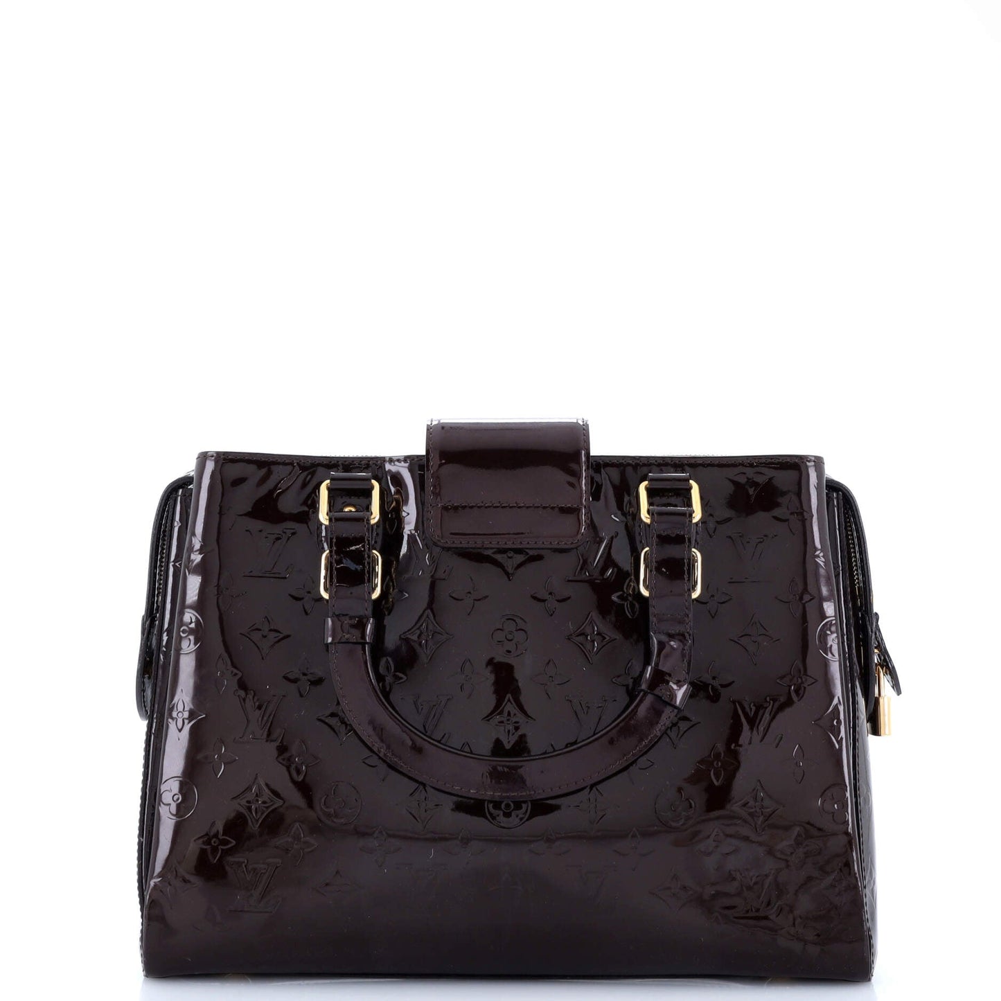 Louis Vuitton Melrose Avenue Handbag Vernis Monogram Travel Bag Vernis 3025125