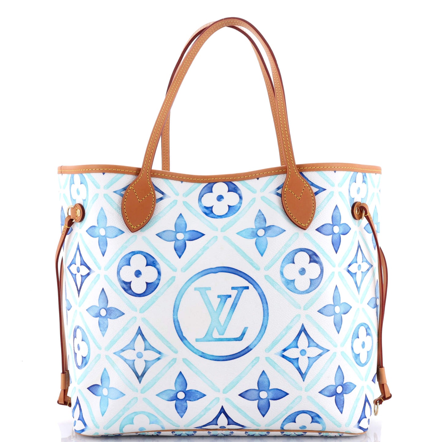 Louis Vuitton Neverfull Nm Tote Limited Edition Tiles Mm Monogram Tote Bag