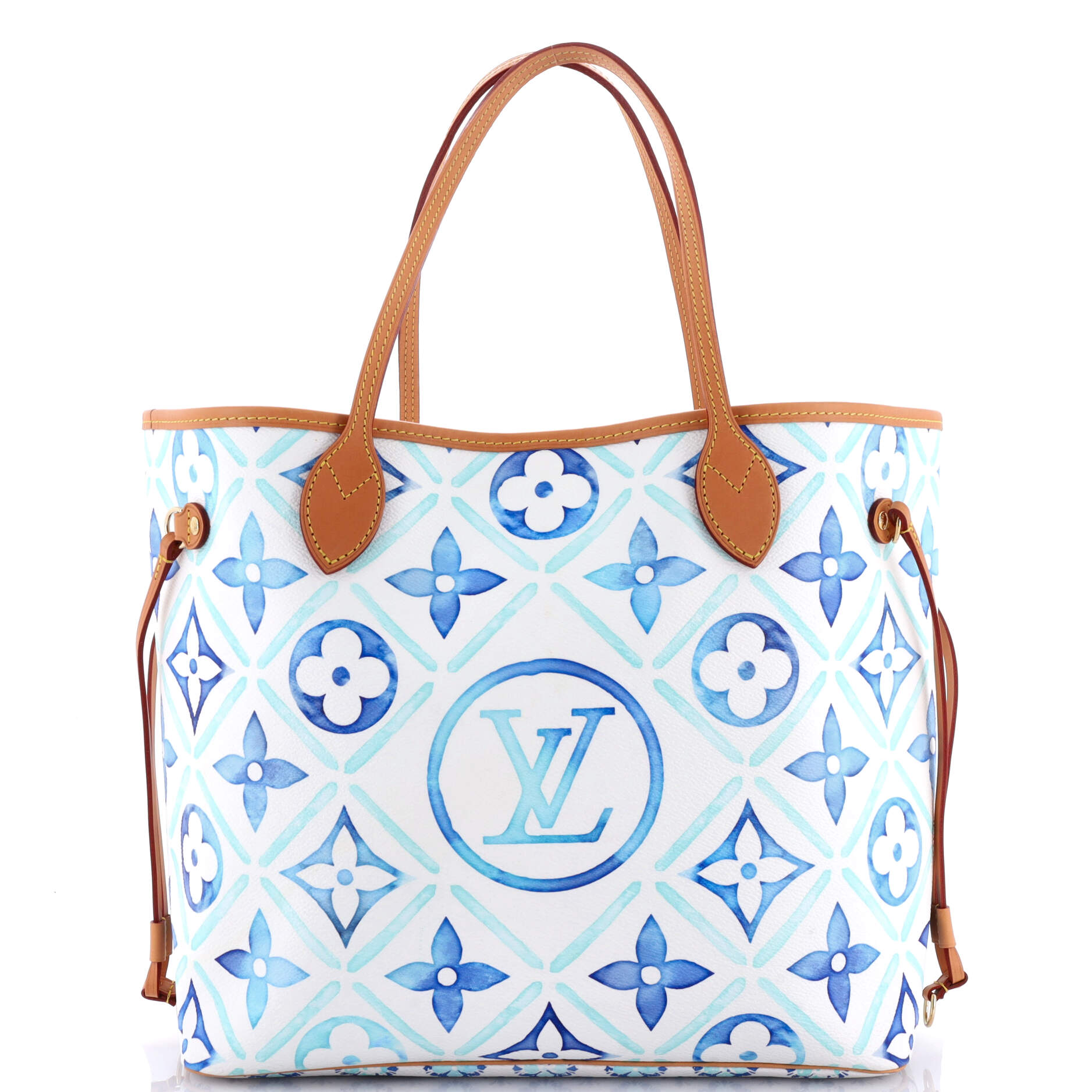 Louis Vuitton Neverfull Nm Tote Limited Edition Tiles Mm Monogram Tote Bag