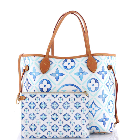 Louis Vuitton Neverfull Nm Tote Limited Edition Tiles Mm Monogram Tote Bag