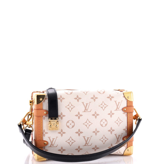 Louis Vuitton Side Trunk Handbag Dune Mm Canvas Monogram Shoulder Bag