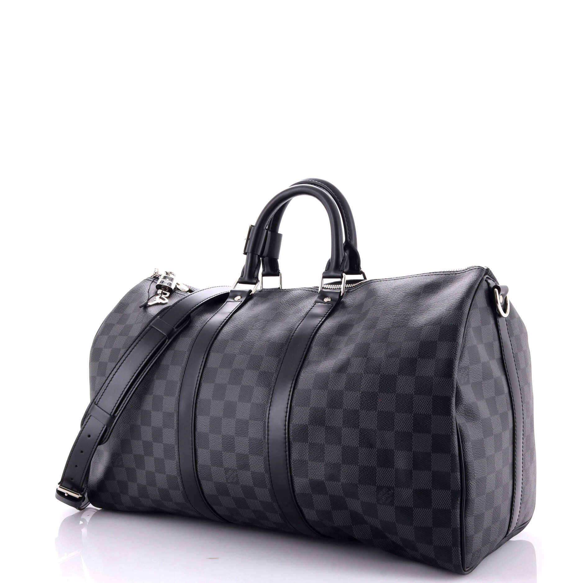 Louis Vuitton Keepall Bandouliere Bag Damier Graphite Travel Bag Graphite 4530255828