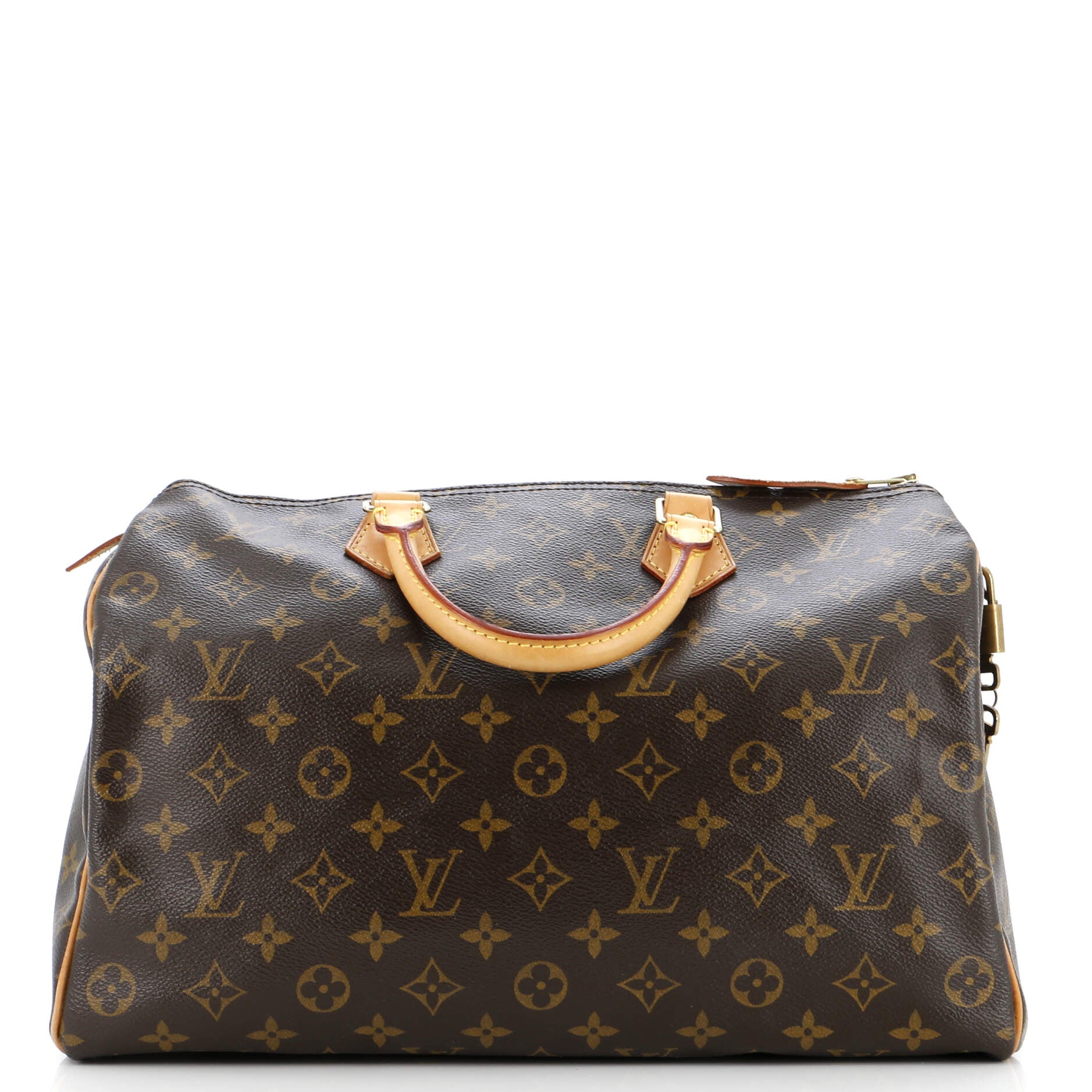 Louis Vuitton Speedy Handbag Canvas Monogram Travel Bag Canvas 353027831