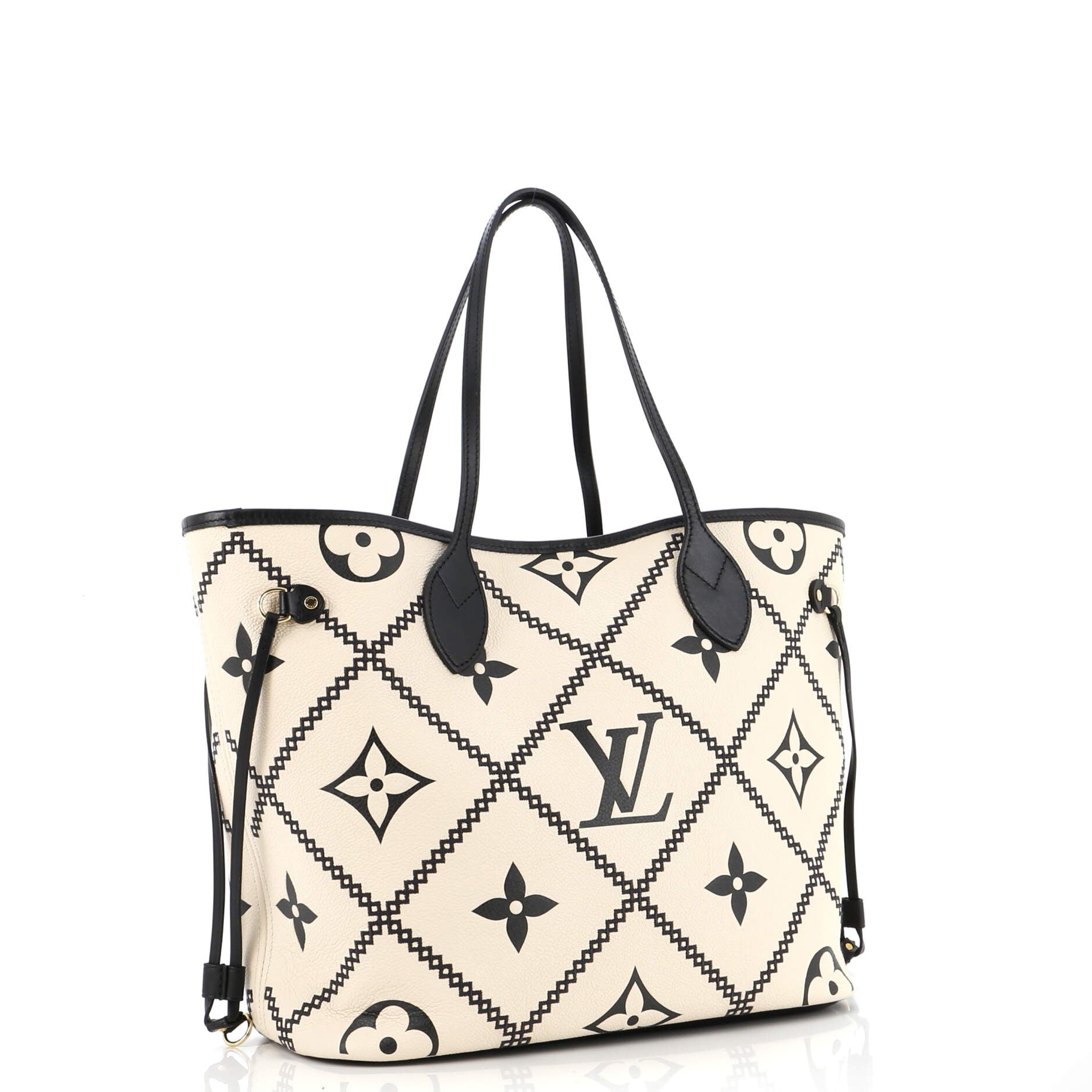 Louis Vuitton Neverfull Nm Tote Empreinte Giant Broderies Mm Monogram Tote Bag