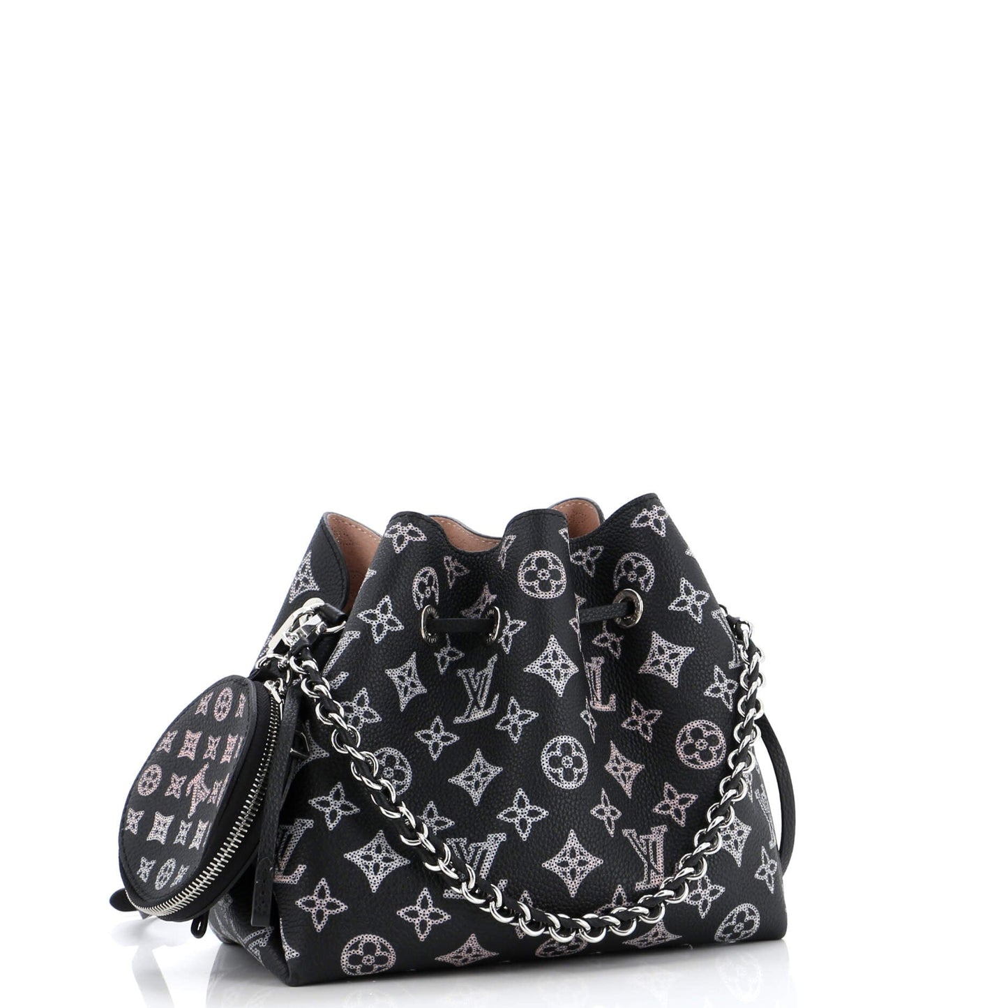 Louis Vuitton Bella Bag Flight Mode Mahina Leather Bucket Bucket Bag Leather 3028301