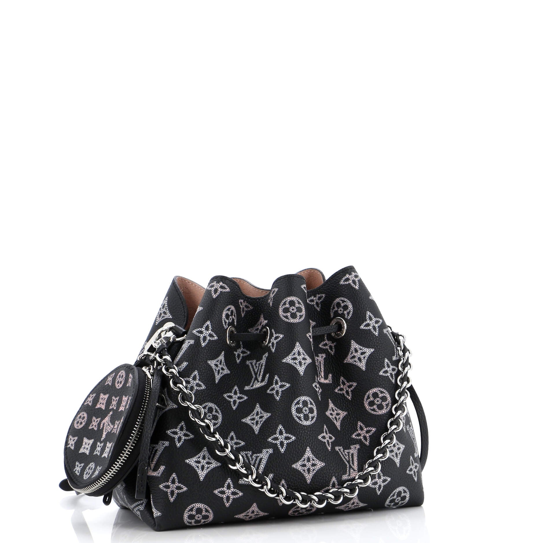 Louis Vuitton Bella Bag Flight Mode Mahina Leather Bucket Bucket Bag Leather 3028301