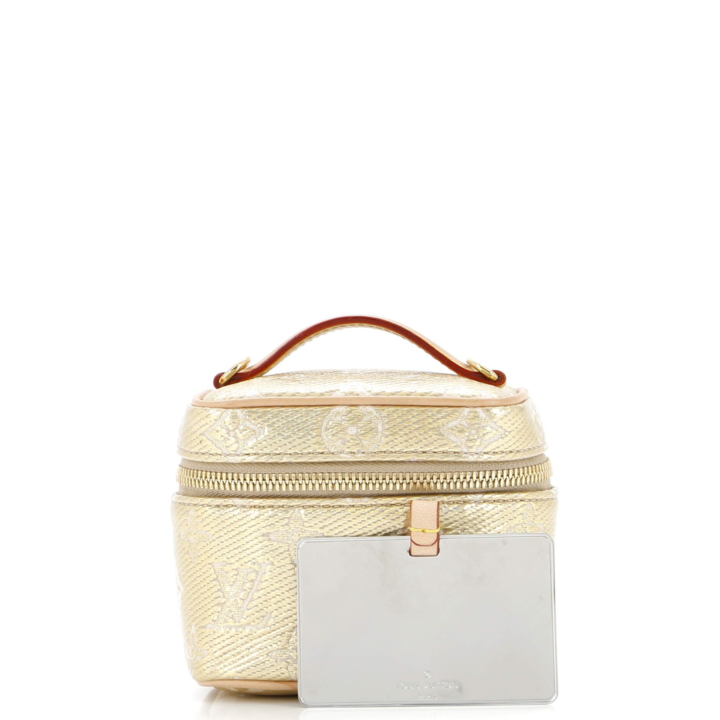 Louis Vuitton Vanity Case Monoglam Jacquard Micro Handbag Canvas Travel Bag Canvas Micro3029192