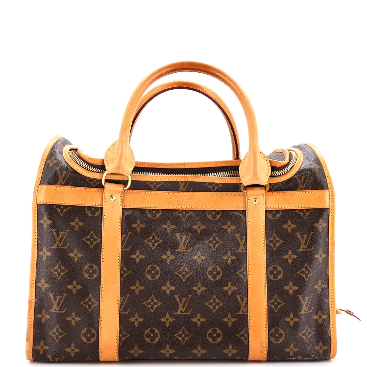 Louis Vuitton Dog Carrier Bag Canvas Monogram Travel Bag