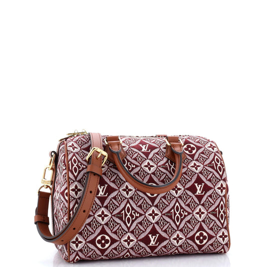 Louis Vuitton Speedy Bandouliere Bag Limited Edition Since Jacquard Monogram Travel Bag