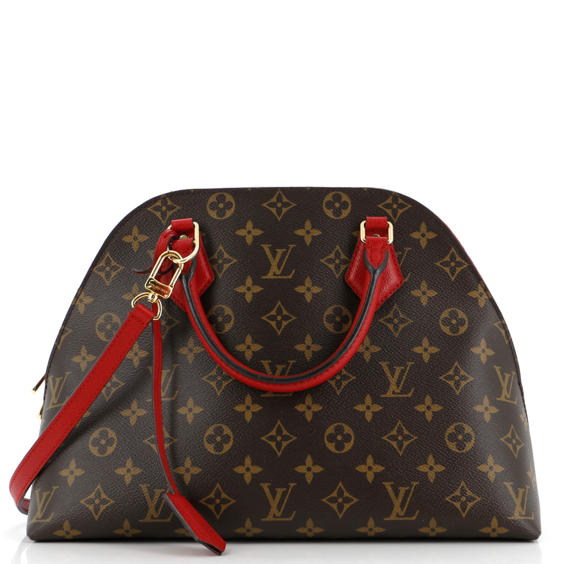 Louis Vuitton Alma Bnb Handbag Canvas Monogram Travel Bag