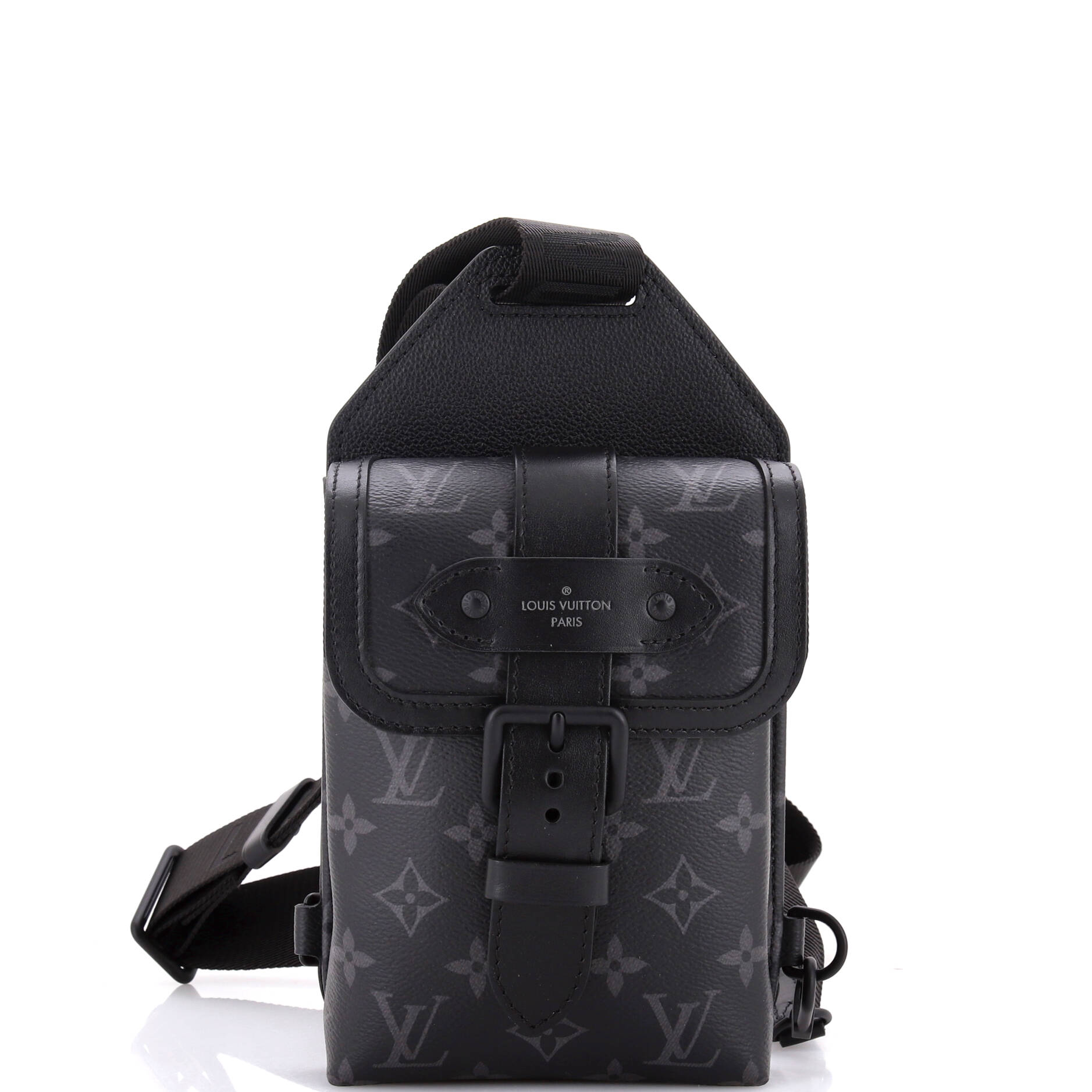 Louis Vuitton Saumur Slingbag Eclipse Canvas Monogram Crossbody Bag