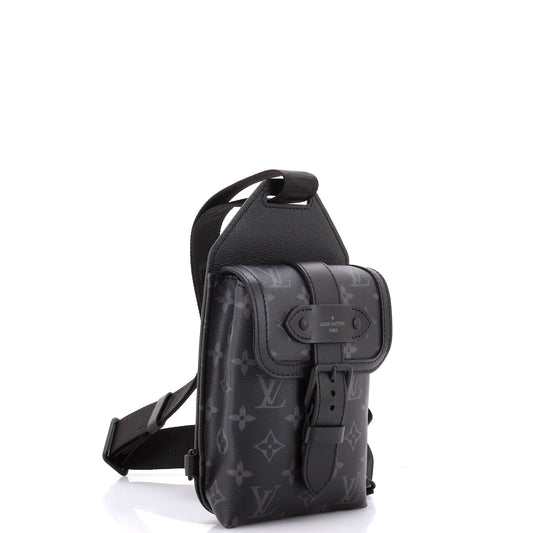 Louis Vuitton Saumur Slingbag Eclipse Canvas Monogram Crossbody Bag