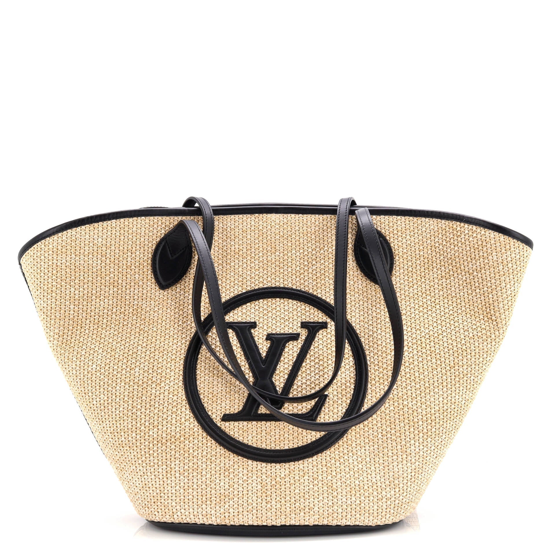 Louis Vuitton Saint Jacques Nm Handbag And Leather Raffia Shoulder Bag Leather 30315312