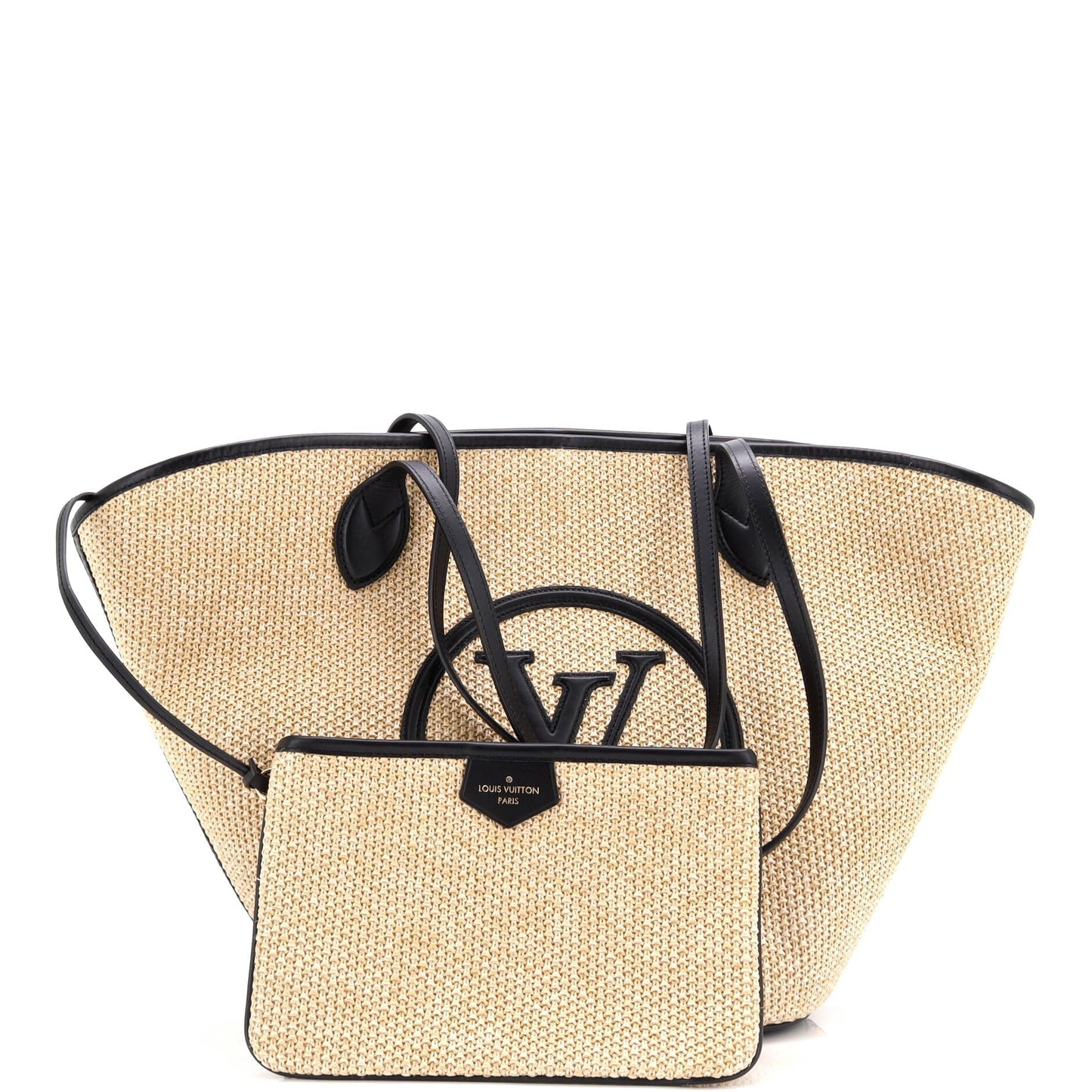Louis Vuitton Saint Jacques Nm Handbag And Leather Raffia Shoulder Bag Leather 30315312