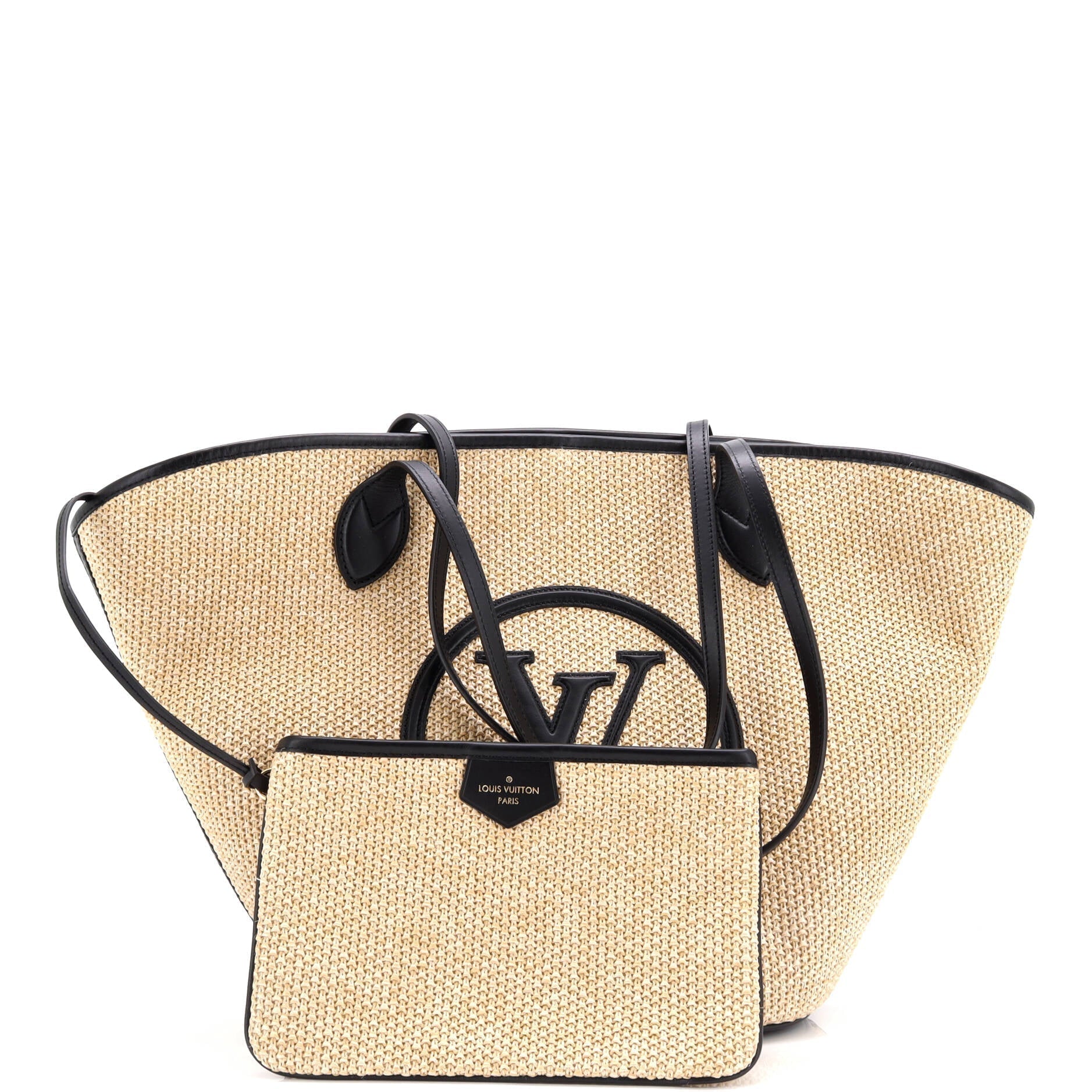 Louis Vuitton Saint Jacques Nm Handbag And Leather Raffia Shoulder Bag Leather 30315312
