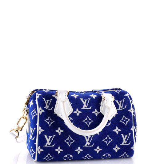 Louis Vuitton LV Speedy Bandouliere Bag Lv Match Jacquard Monogram Shoulder Bag