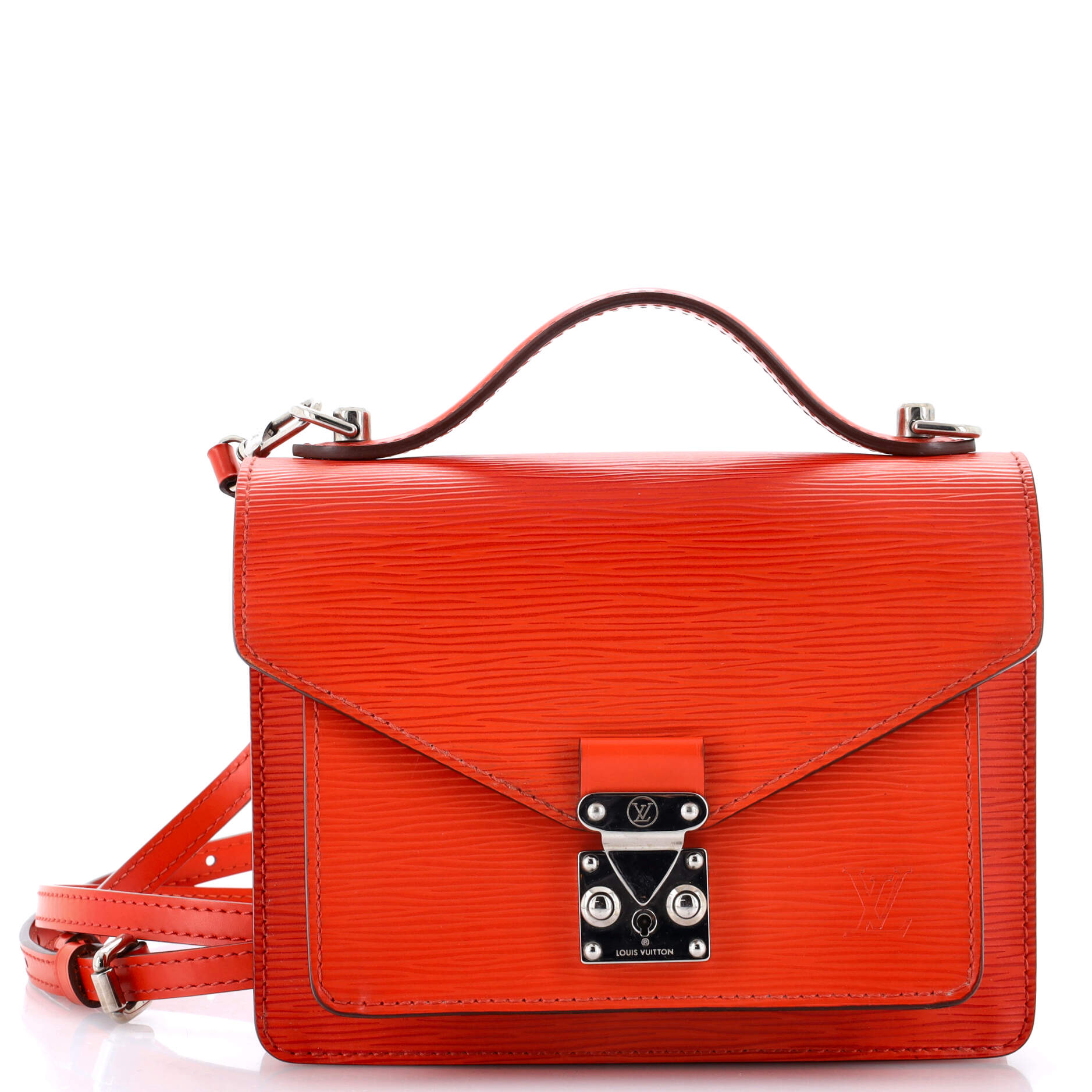 Louis Vuitton Monceau Handbag Epi Bb Leather Travel Bag
