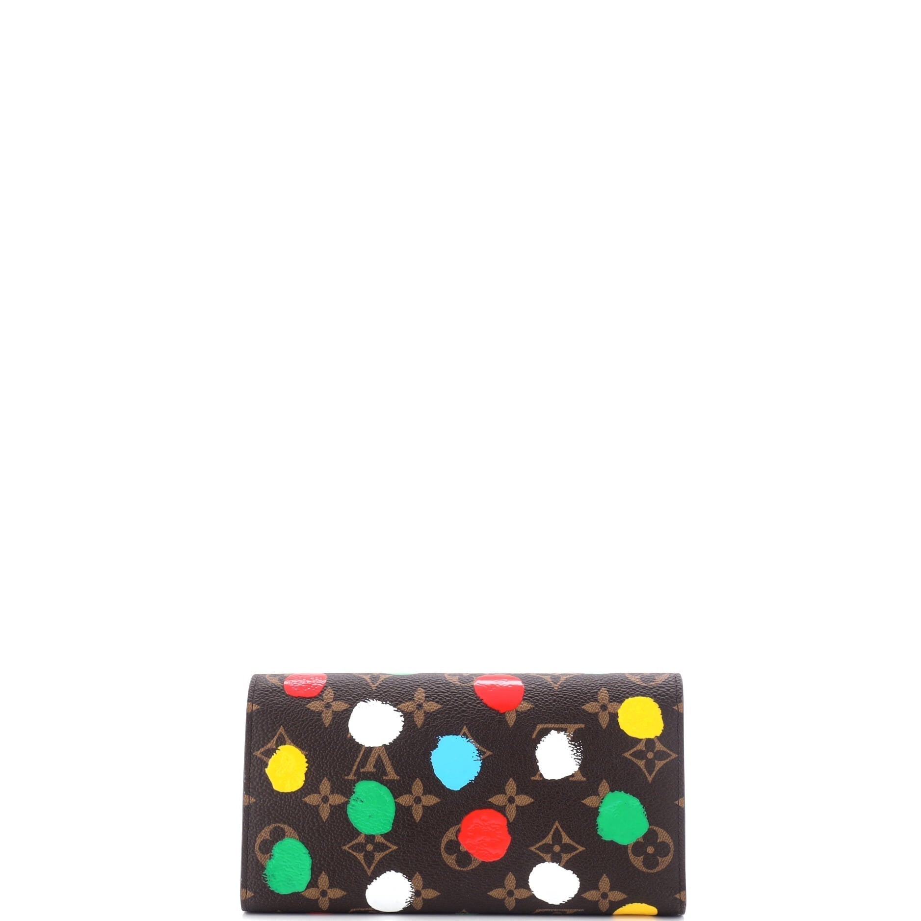 Louis Vuitton Sarah Wallet Nm Yayoi Kusama Painted Dots Canvas Monogram Travel Bag