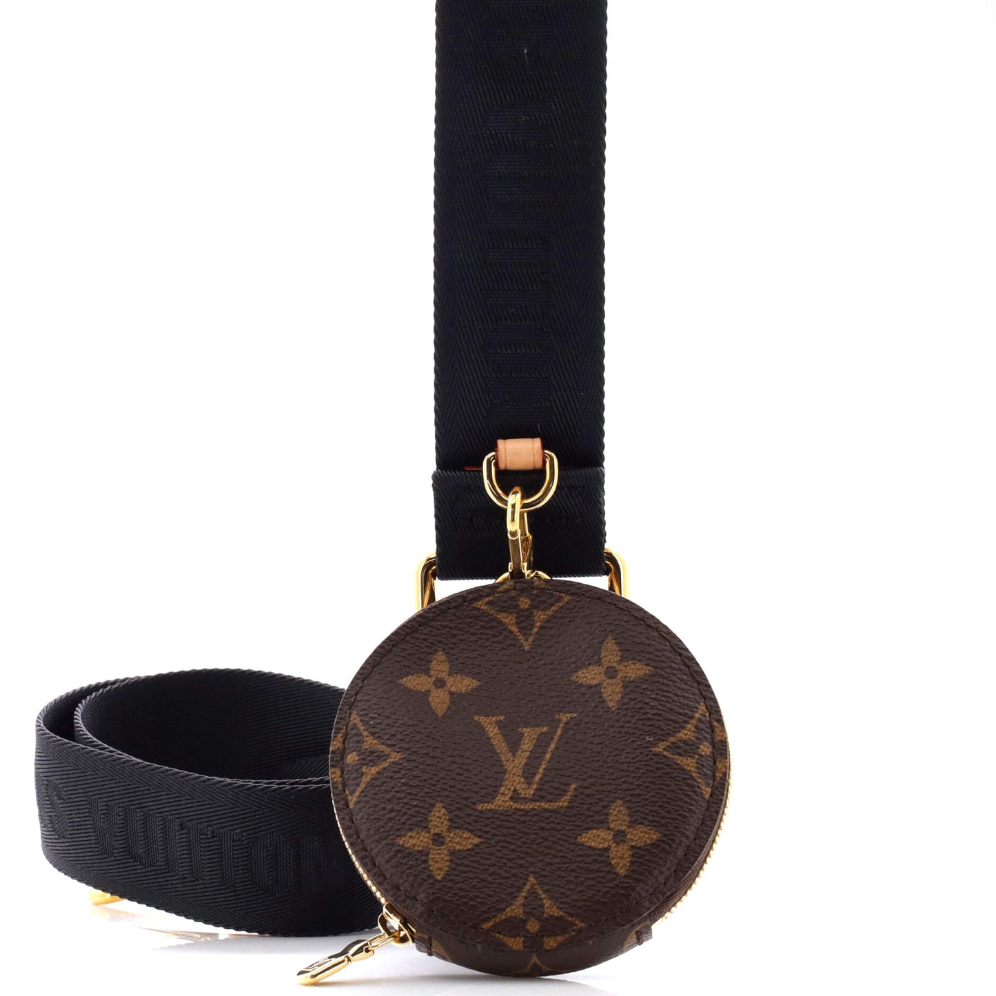 Louis Vuitton Multi Pochette Accessoires Bandouliere Shoulder Strap With Canvas Monogram Shoulder Ba Canvas 3031532