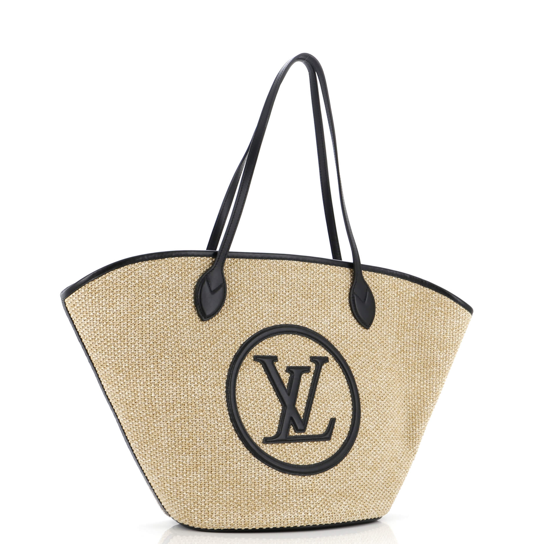 Louis Vuitton Saint Jacques Nm Handbag And Leather Raffia Shoulder Bag Leather 303153217
