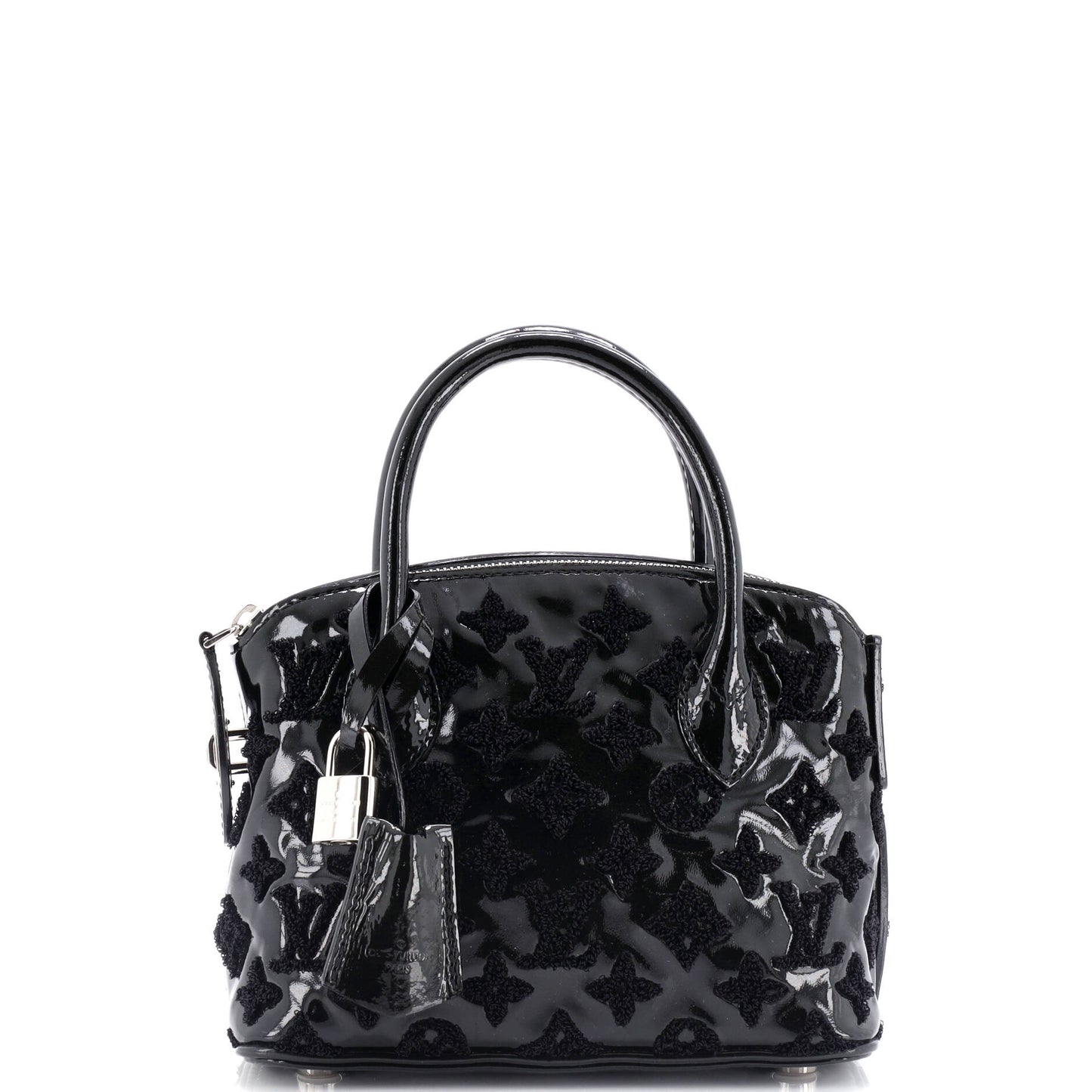 Louis Vuitton Fascination Lockit Handbag Patent Lambskin Bb Tote Bag