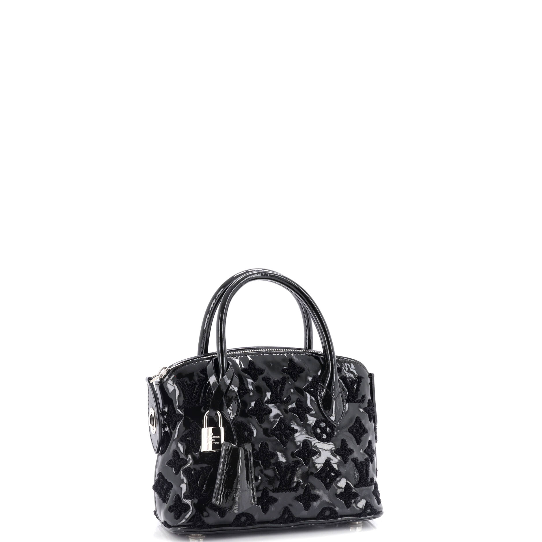 Louis Vuitton Fascination Lockit Handbag Patent Lambskin Bb Tote Bag