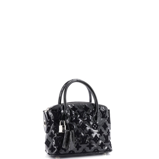 Louis Vuitton Fascination Lockit Handbag Patent Lambskin Bb Tote Bag