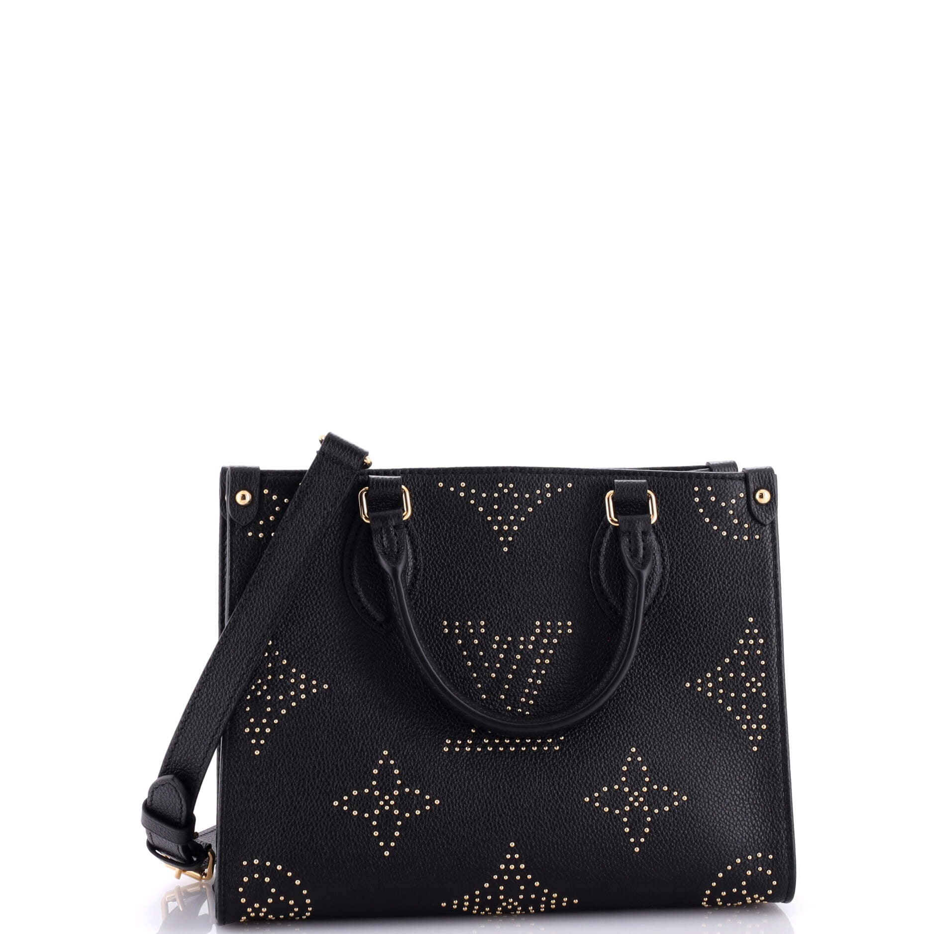 Louis Vuitton Onthego Tote Studded Giant Pm Leather Monogram Tote Bag