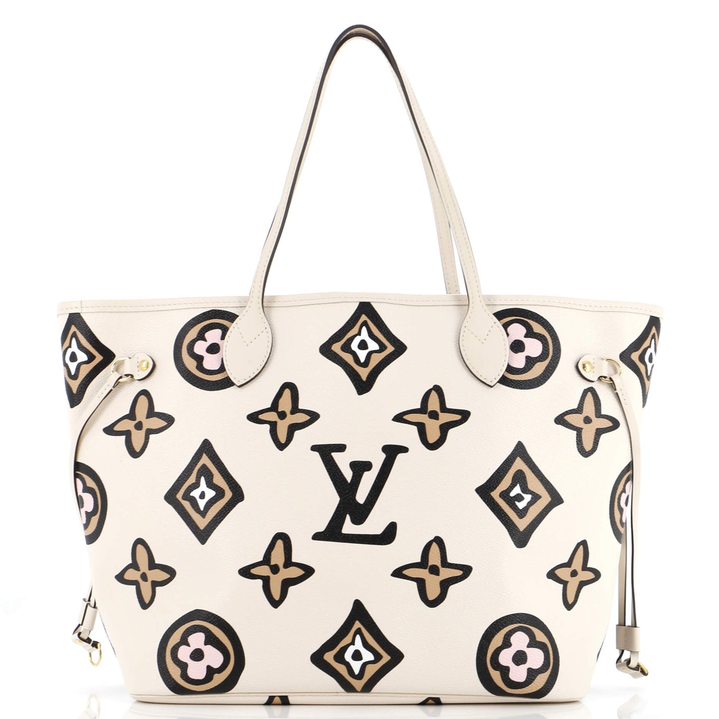Louis Vuitton Neverfull Nm Tote Wild At Heart Giant Monogram Tote Bag